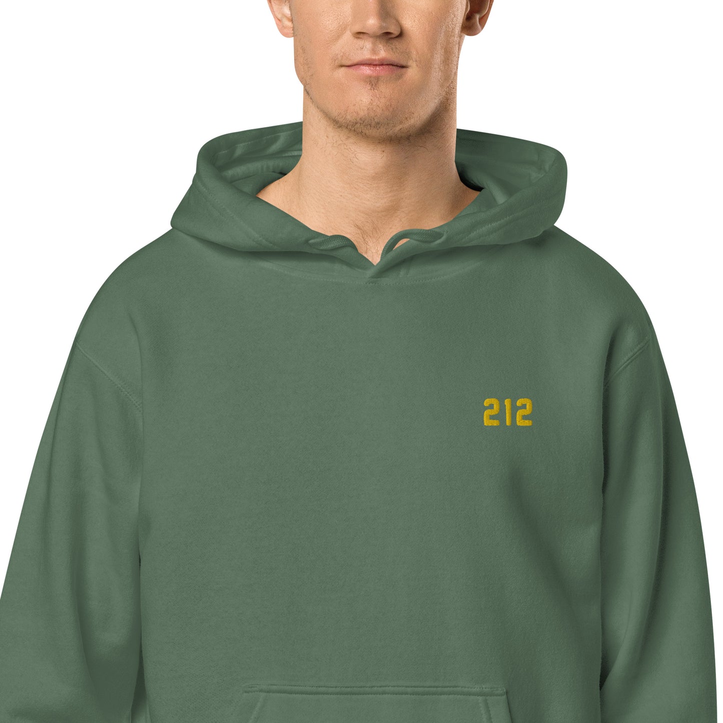 212 Embroidered Ivy League - Unisex pigment-dyed hoodie