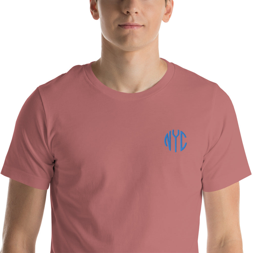 NYC Monogram Embroidered - Unisex t-shirt